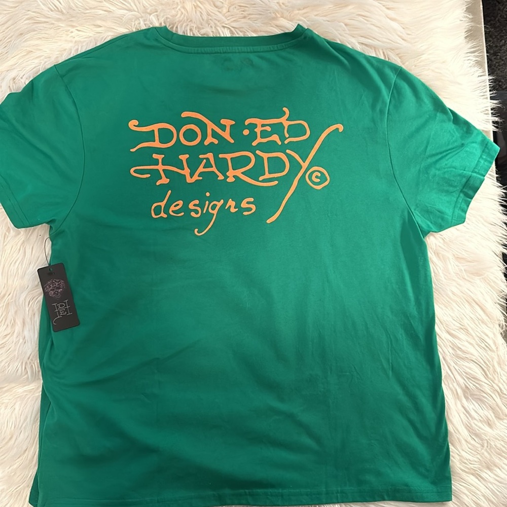 This is an XL Brand New Ed Hardy Rhinestone Cotton
G-shirt - Picture 6 of 7